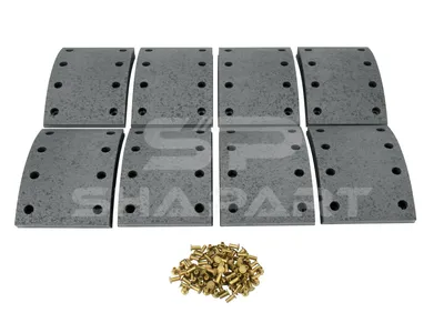 2.94051 Drum brake lining kit, axle kit - oversize, W: 125 mm, S: 19.9 mm