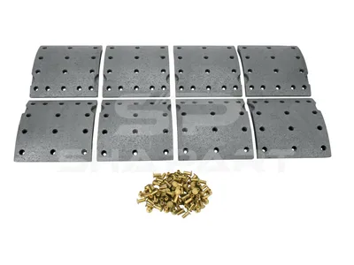 2.94055 Drum brake lining kit, axle kit - oversize, W: 175 mm, S: 19.4 mm