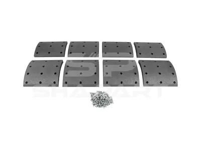 2.94172 Drum brake lining kit, axle kit, W: 203 mm, S: 19 mm