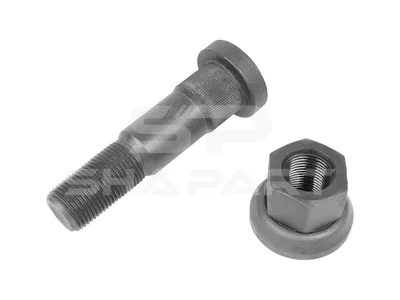 2.96302 Wheel bolt, complete, 7/8" x 14 UNF, LTh: 41.5 mm, Lu: 102 mm, D: 41.5 mm, SW: 33, L: 112 mm, 10.9