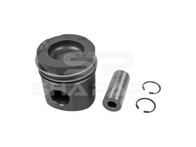 3.10146 Piston, complete with rings, D: 128 mm, L: 141.8 mm