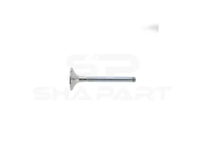 3.13002 Exhaust valve, D1: 12 mm, D2: 51 mm, L: 142.6 mm, α: 45 °