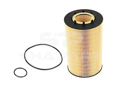 3.14109 Oil filter insert, d1: 51 mm, d2: 54.5 mm, D: 120.5 mm, H: 198.5 mm