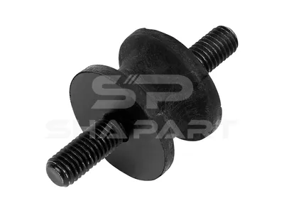 3.18622 Rubber buffer, D: 30 mm, M8, L: 60 mm, H: 20 mm