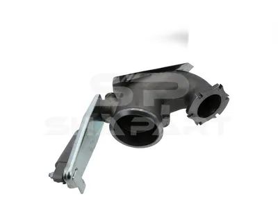 3.25556 Exhaust manifold, with throttle