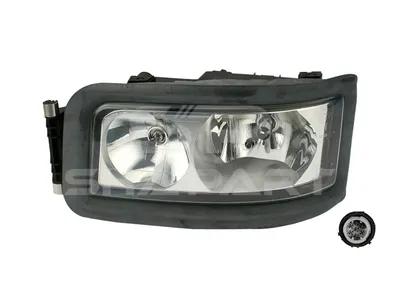 3.31008 Headlamp, left, 24 V, H7