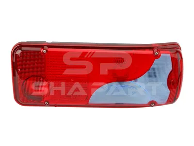 3.32018 Tail lamp, right, with reverse alarm, 24 V, R5W, Lb: 152 mm, L: 400 mm, H: 160 mm, T: 88.5 mm, PY21W