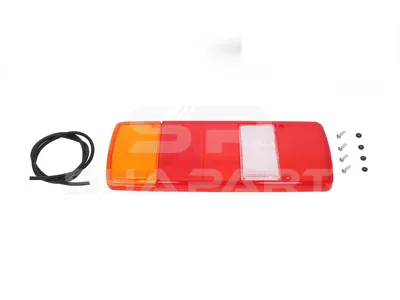 3.32031 Tail lamp glass, L: 343 mm, H: 133 mm