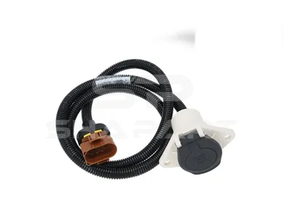 3.32381 Adapter cable, 24 V, L: 1100 mm, Type S, ISO 3731, 7 poles