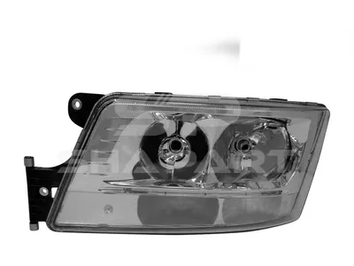 3.32505 Headlamp, left, 24 V, H7