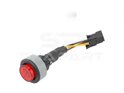 3.33370 Switch, door opener, red