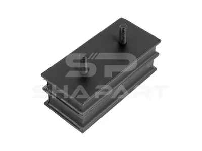 3.54002 Rubber buffer, M10 x 1,5, L: 140 mm, W: 65 mm, H: 55 mm
