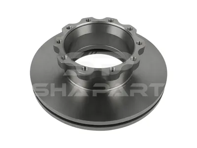 3.62050 Brake disc, D: 432 mm, 10 bores, P: 235 mm, M16 x 1,5, d: 208 mm, H: 135 mm, S: 45 mm, s: 35 mm