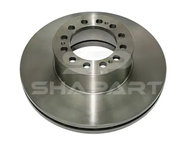 3.62053 Brake disc, D: 432 mm, 12 bores, b: 19 mm, P: 168 mm, d: 131 mm, H: 130 mm, S: 45 mm, s: 35 mm