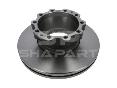 3.62062 Brake disc, D: 335 mm, 10 bores, P: 176 mm, M14 x 1,5, d: 154 mm, H: 118 mm, S: 34 mm, s: 28 mm