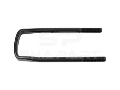 3.66116 U-bolt, r: 9 mm, R: 200 mm, M18 x 2, LTh: 75 mm, L: 285 mm, w: 92 mm, S: 10.5 mm