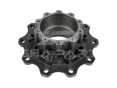 3.67611 Wheel hub, without bearings, d1: 160 mm, d2: 160 mm, D: 380 mm, 10 bores, b: 22 mm, P: 335 mm, H: 163 mm