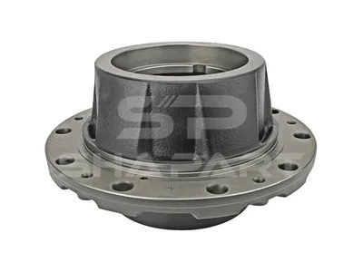 3.67614 Wheel hub, without bearings, d1: 180 mm, d2: 170 mm, D: 369 mm, 10 bores, b: 22 mm, H: 200.5 mm