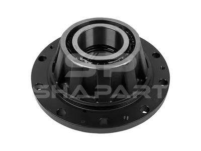 3.67619 Wheel hub, with bearing, d1: 170 mm, d2: 170 mm, D: 369 mm, 10 bores, b: 22 mm, H: 158.5 mm