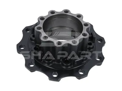 3.67630 Wheel hub, without bearings, d1: 160 mm, d2: 160 mm, D: 380 mm, 10 bores, b: 22 mm, H: 165 mm