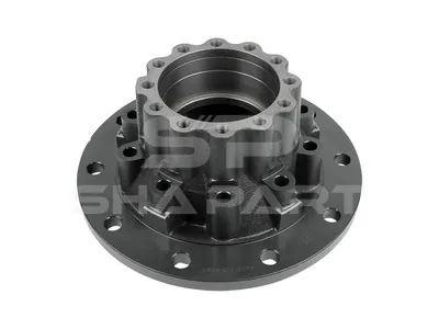 3.67631 Wheel hub, without bearings, without ABS ring, d1: 145 mm, d2: 160 mm, D: 380 mm, 10 bores, b: 22 mm, H: 234 mm