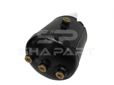 3.70104 Air tank, 8 l, D: 206 mm, M22 x 1,5, L: 294 mm, 12.5 bar