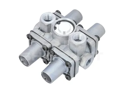3.72083 4-circuit-protection valve, M16 x 1,5, M22 x 1,5, max. 20 bar, Po21: 6.9 bar, Po22: 6.9 bar, Po23: 7 bar, Po24: 6.9 bar, Pc21: 5 bar, Pc22: 5 bar, Pc23: 5 bar, Pc24: 5 bar