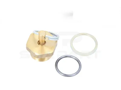 3.72185 Water drain valve, M22 x 1,5, SW: 27, H: 17.5 mm