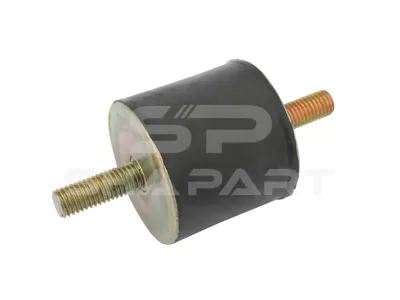 3.72520 Rubber buffer, D: 50 mm, M10 x 1,5, LTh: 28 mm, H: 45 mm