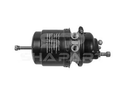 3.74000 Spring brake cylinder, right, M16 x 1,5, M22 x 1,5, Ls: 75 mm, Lp: 20 mm