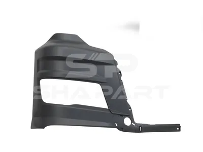 3.79984 Bumper corner, right, grey