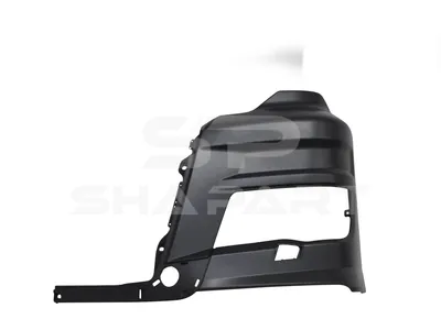 3.79989 Bumper corner, left, grey