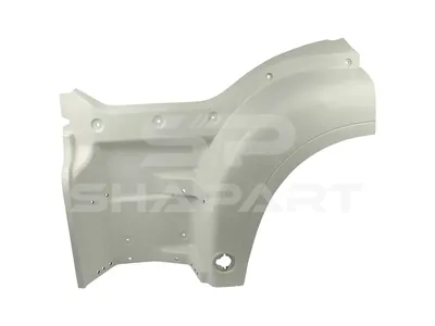 3.80254 Step well case, left, white
