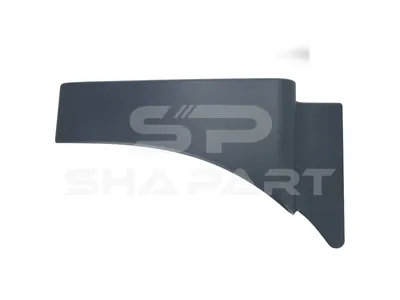 3.80355 Fender trim plate, rear, grey