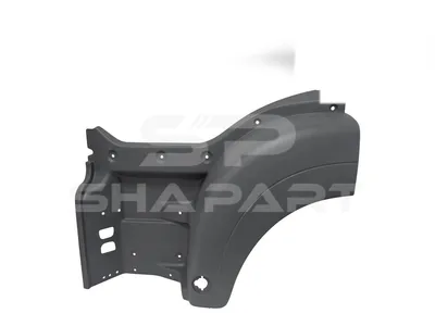 3.81126 Step well case, left, grey