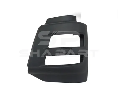 3.81289 Bumper cover, left, grey