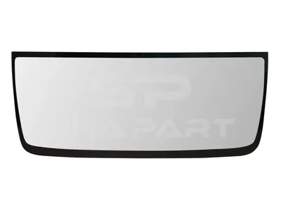3.81502SP Windshield, tinted green, wooden box, L: 2040 mm, W: 879 mm