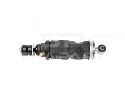3.83013 Cabin shock absorber, with air bellow, D1: 13 mm, D2: 45 mm, b: 14 mm, M12 x 1,5, Lmin: 230 mm, Lmax: 312 mm