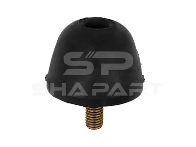 3.83523 Buffer stop, D: 52 mm, M10 x 1,5, LTh: 25 mm, H: 36 mm