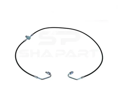 3.84076 Hose line, cabin tilt, D: 9 mm, M12 x 1,5, L: 1280 mm, L1: 1235 mm, 362 bar