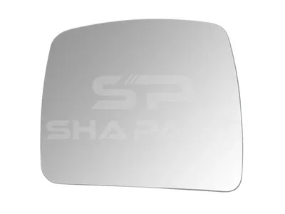 3.86129 Mirror glass, wide view mirror, D: 300 mm, R: 300 mm, W: 190 mm, H: 190 mm
