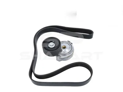 3.93012 Belt tensioner, complete, with multiribbed belt, 8 PK, L: 1548 mm