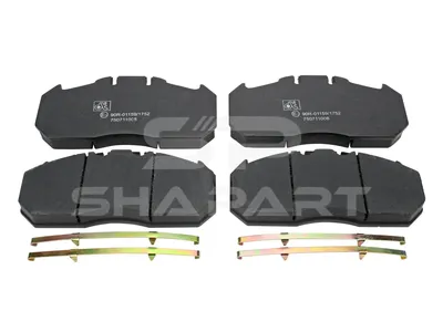 3.96400 Disc brake pad kit, W: 250 mm, S: 30 mm, H: 118 mm