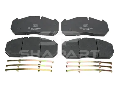 3.96401 Disc brake pad kit, W: 250 mm, S: 28 mm, H: 118 mm