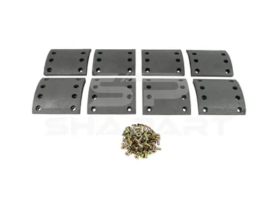 3.96485 Drum brake lining kit, axle kit, W: 150 mm, S: 16.5 mm