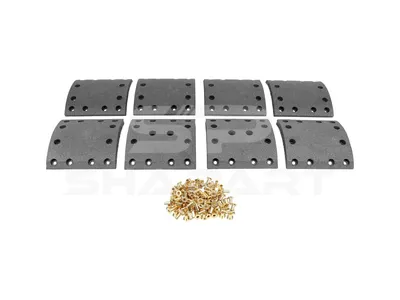 3.96487 Drum brake lining kit, axle kit, W: 180 mm, S: 16.5 mm