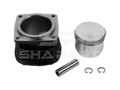 3.97336 Piston and liner kit, air cooled, D: 75 mm