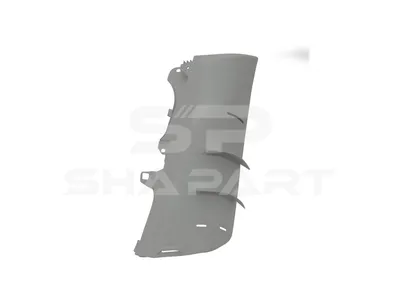 4.00437 Air deflector, left