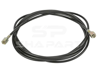 4.10345 Hose line, cabin tilt, D: 5.9 mm, M12 x 1,5, M12 x 1,5, M12 x 1,5, L: 1900 mm, L1: 1900 mm, 250 bar