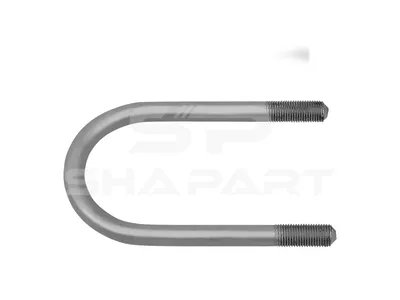 4.40501 U-bolt, M14 x 1,5, LTh: 35 mm, L: 150 mm, w: 75 mm, 10.9